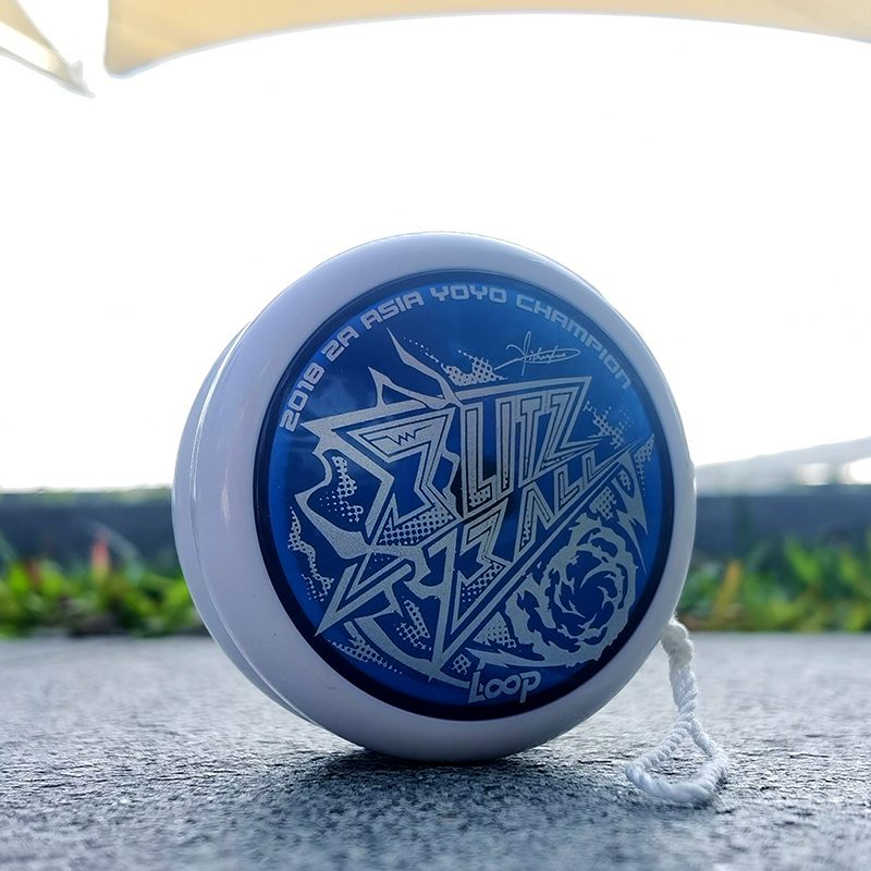 White-Clear Blue Cap-White Logo
